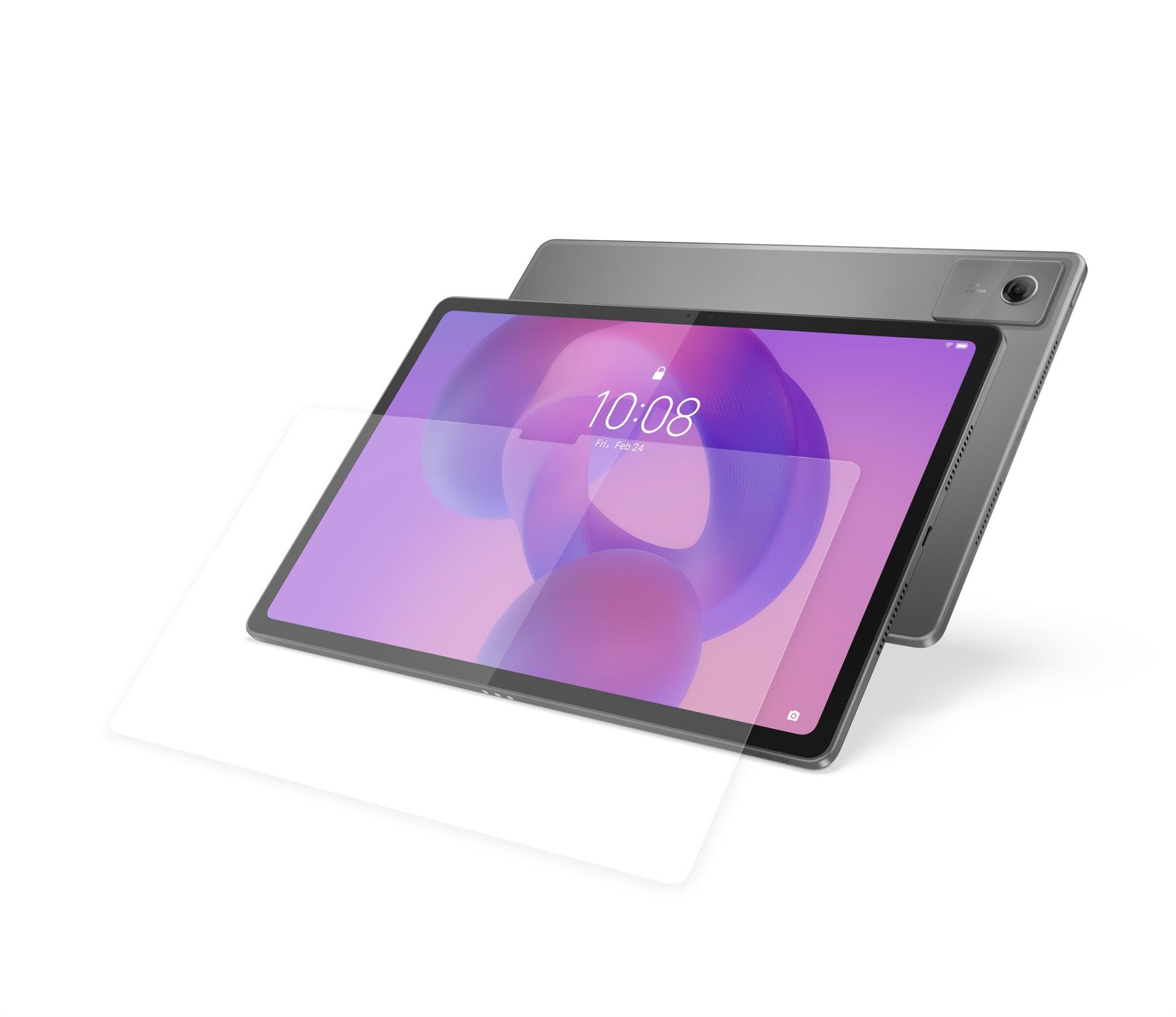 Lenovo Idea Tab Plus Glass Screen Protector Transparent מבט צד