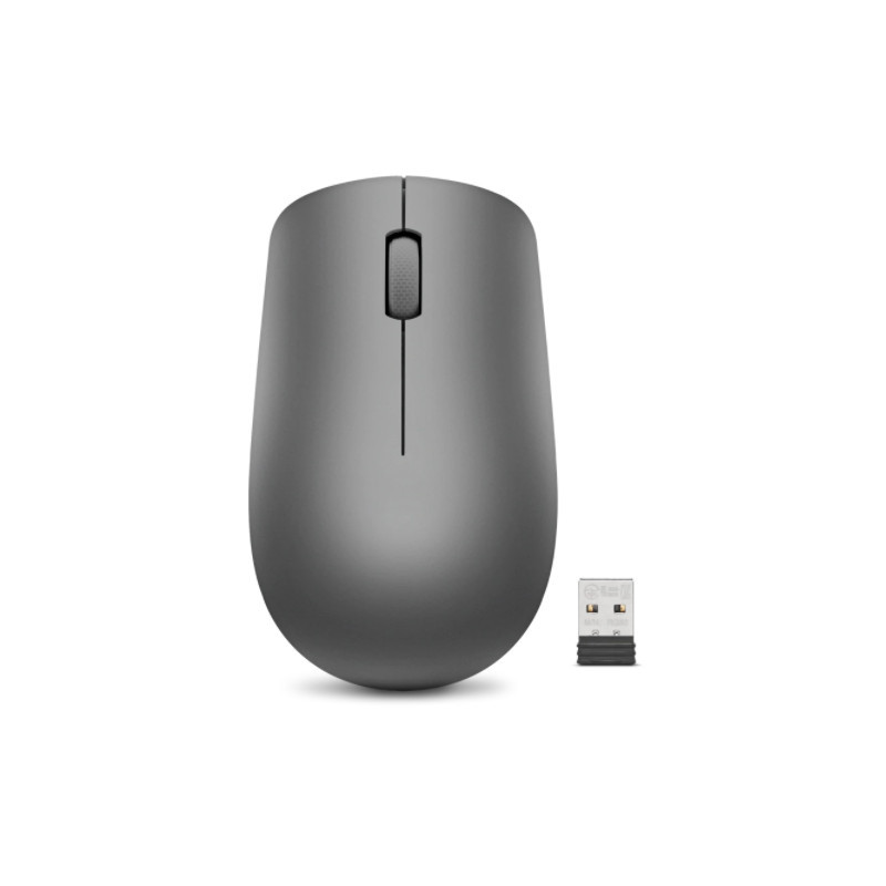 Lenovo 530 Wireless Mouse Graphite מבט צד
