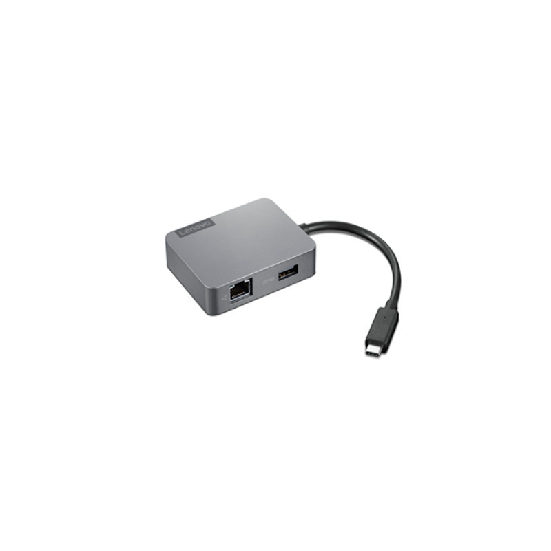 Lenovo USB-C Travel Hub Gen2 מבט צד