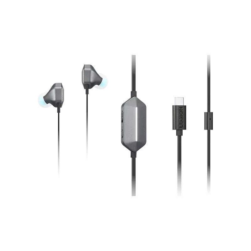 Lenovo Legion E510 7.1 RGB Gaming In-Ear Headphones Stormy Gray מבט נוסף