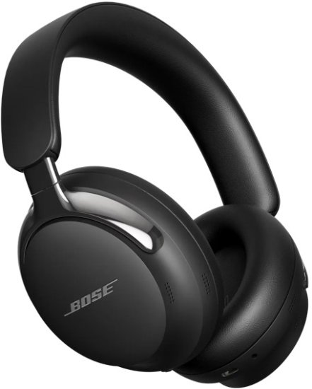 אוזניות Over-Ear‏ אלחוטיות עם ביטול רעשים Bose QuietComfort Ultra 2nd Gen - צבע שחור