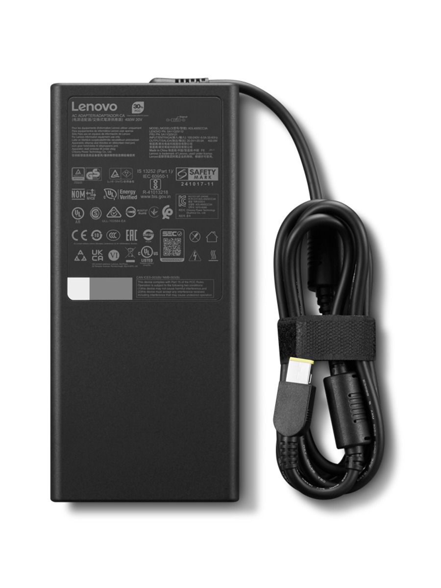 Lenovo Legion 400W AC Adapter Slim Tip Black מבט צד