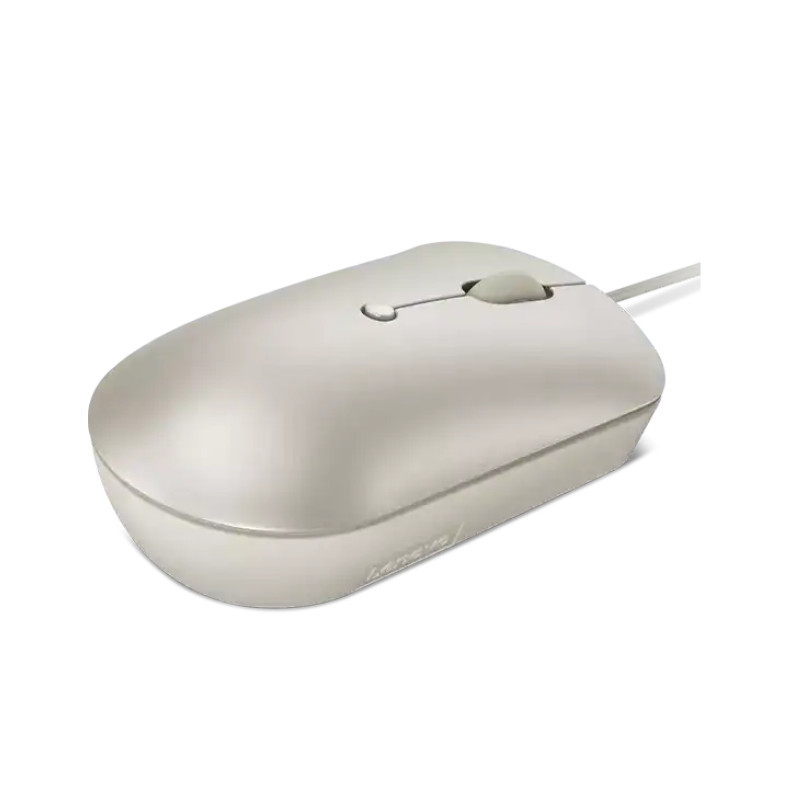 עכבר חוטי- Lenovo 540 USB-C Wired Compact Mouse Sand