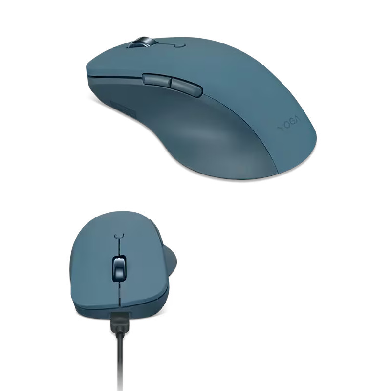Lenovo Yoga Pro Bluetooth Rechargeable Mouse Tidal Teal מבט נוסף