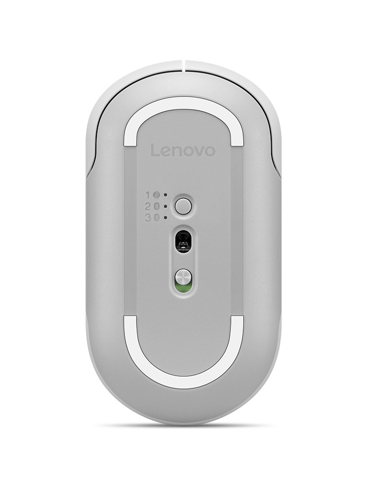Lenovo 700 Multi-Device Wireless Silent Mouse Seashell מבט צד