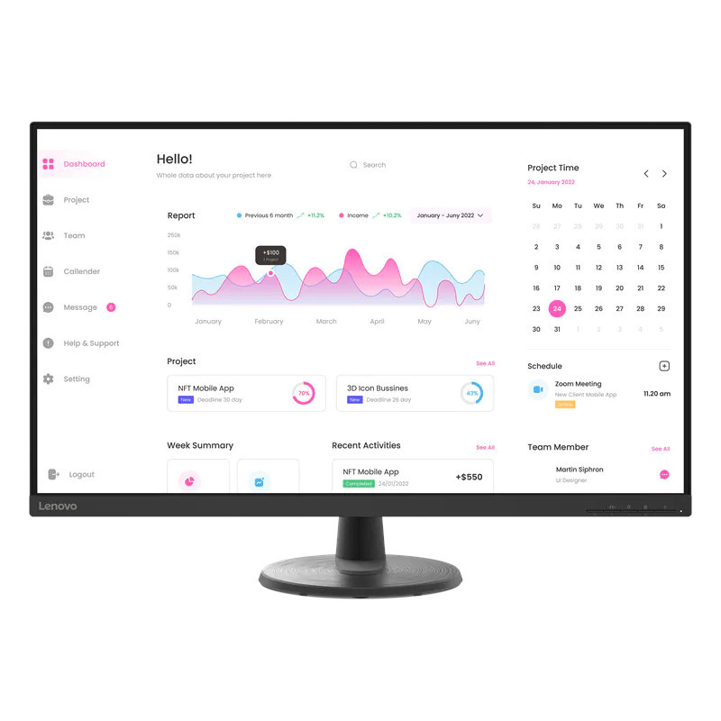 מסך מחשב-Lenovo IP monitor D32-40