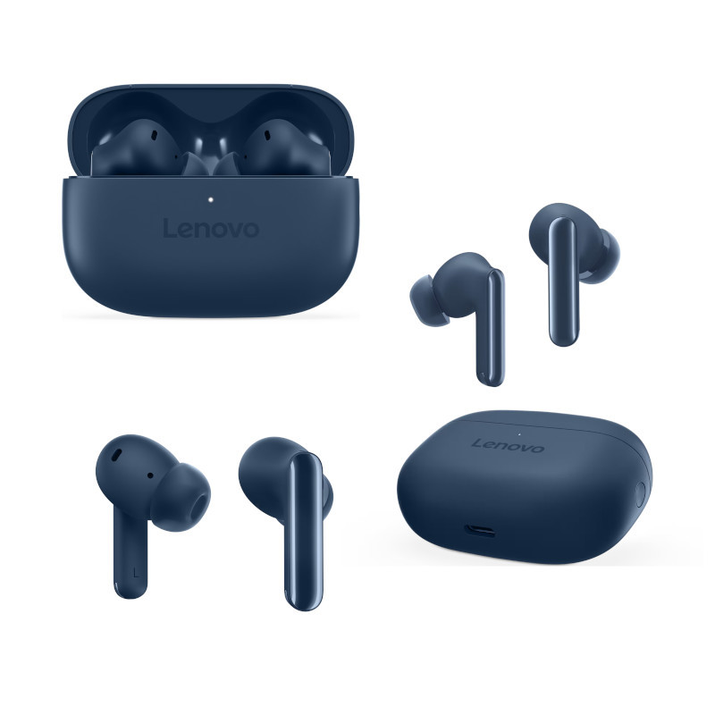 Lenovo Yoga True Wireless Stereo Earbuds Cosmic Blue מבט צד