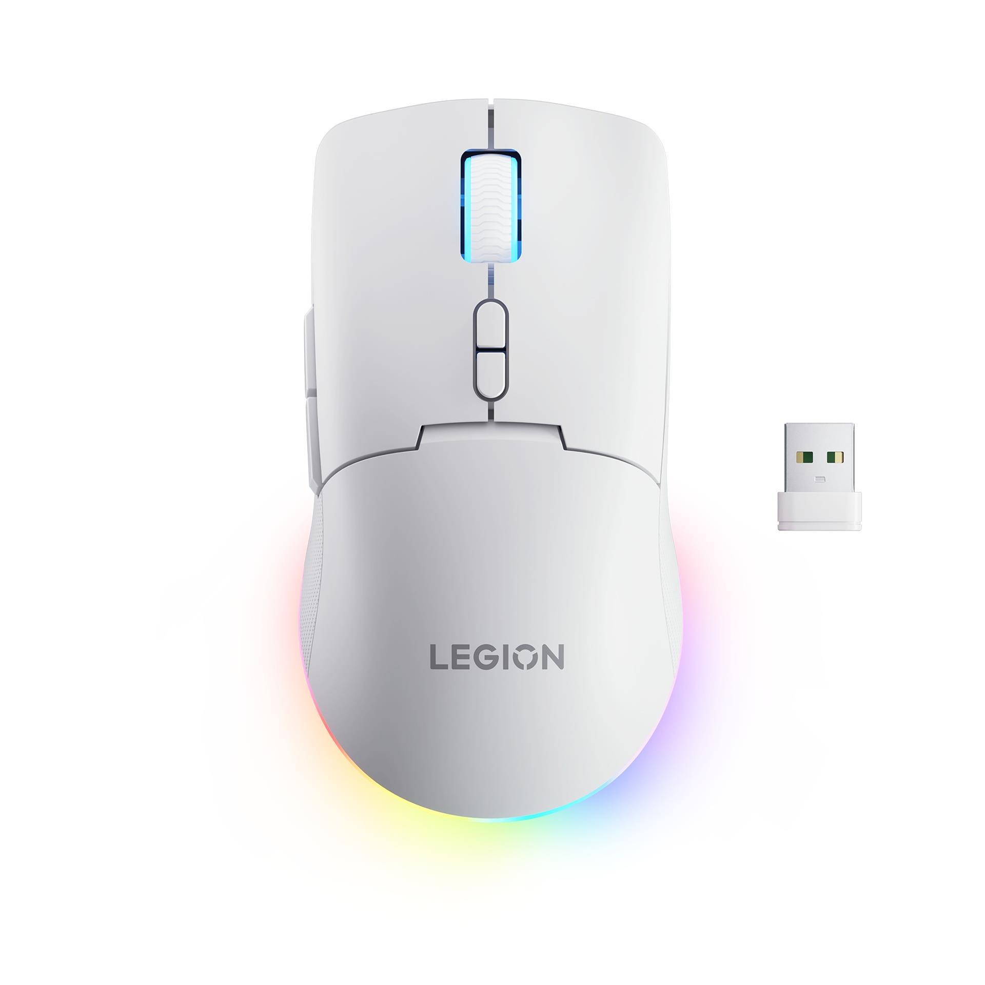 עכבר גיימינג אלחוטי- Lenovo Legion M220 Wireless RGB Gaming Mouse Glacier White