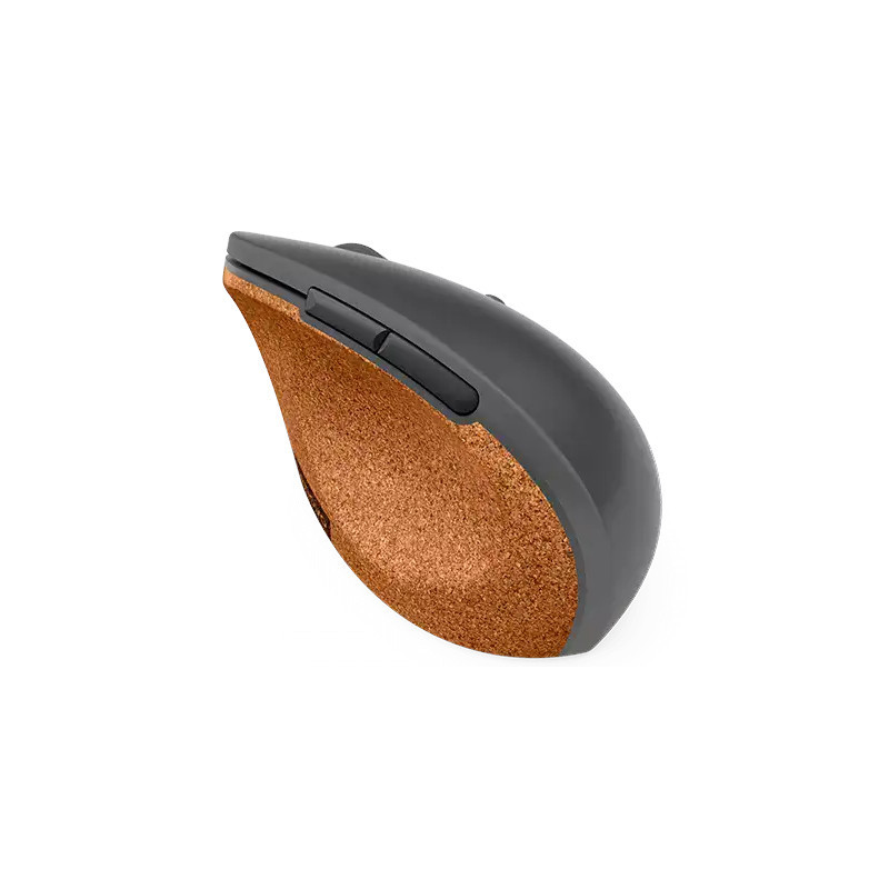 Lenovo Go Wireless Vertical Mouse Storm Grey מבט צד