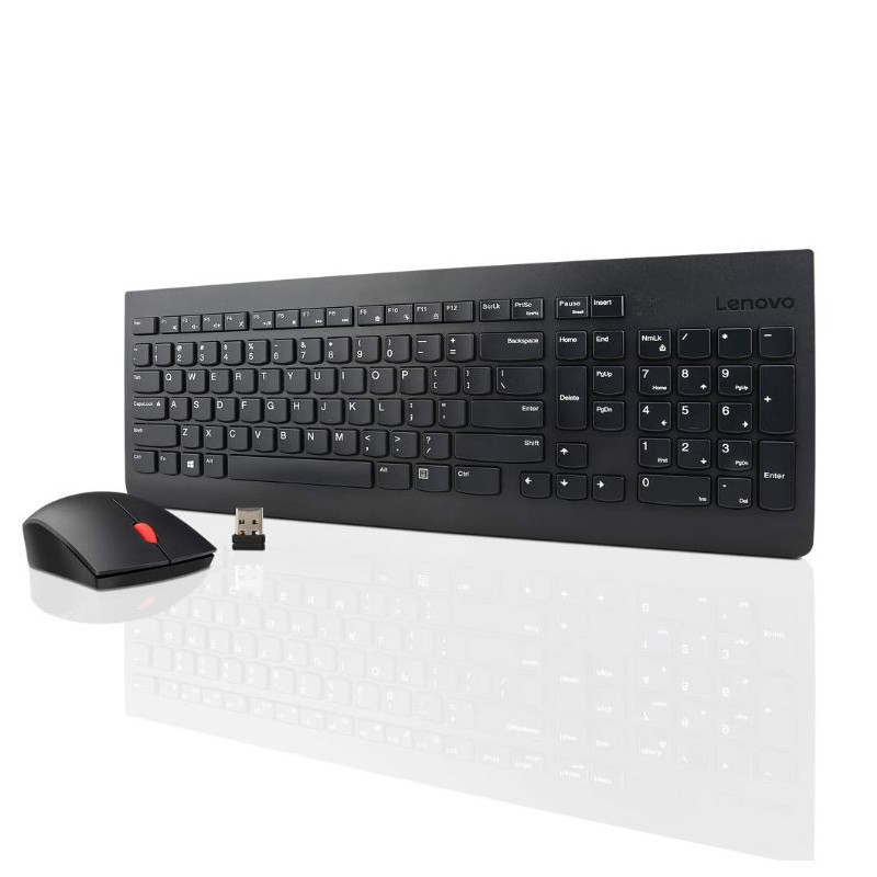 סט מקלדת ועכבר אלחוטי- Lenovo 510 Wireless Combo Keyboard and Mouse Black