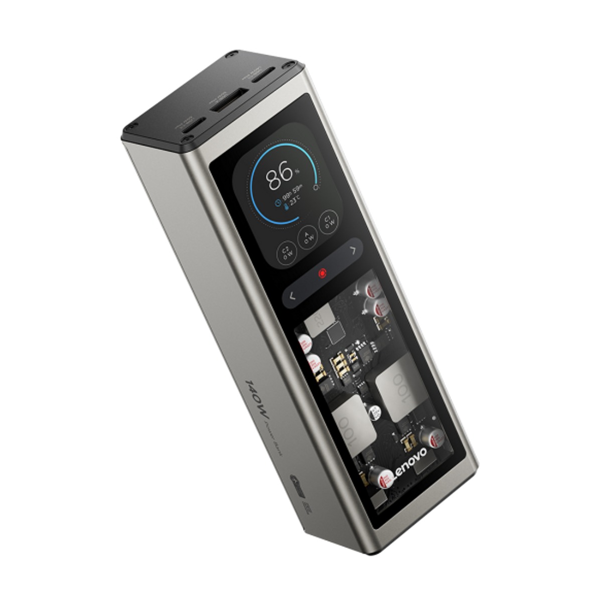 Lenovo 140W Laptop Power Bank 20000mAh Gold Grey מבט נוסף