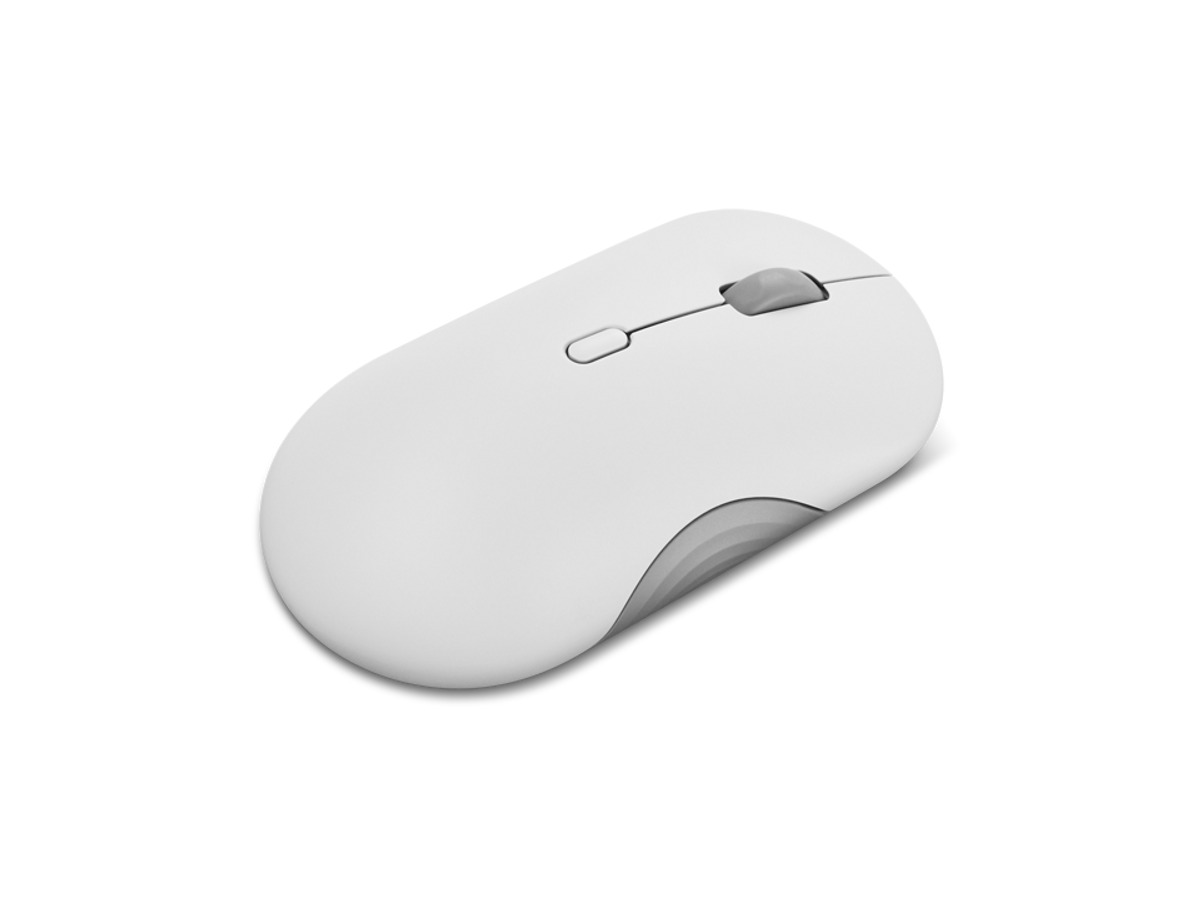 Lenovo 350 Bluetooth Silent Mouse Cloud Grey מבט צד