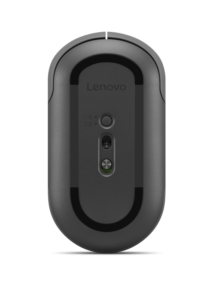 Lenovo 350 Bluetooth Silent Mouse Luna Grey מבט צד