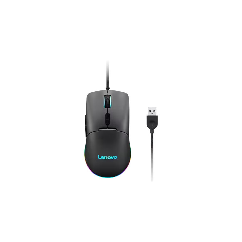 Lenovo M210 RGB Gaming Mouse Black מבט צד